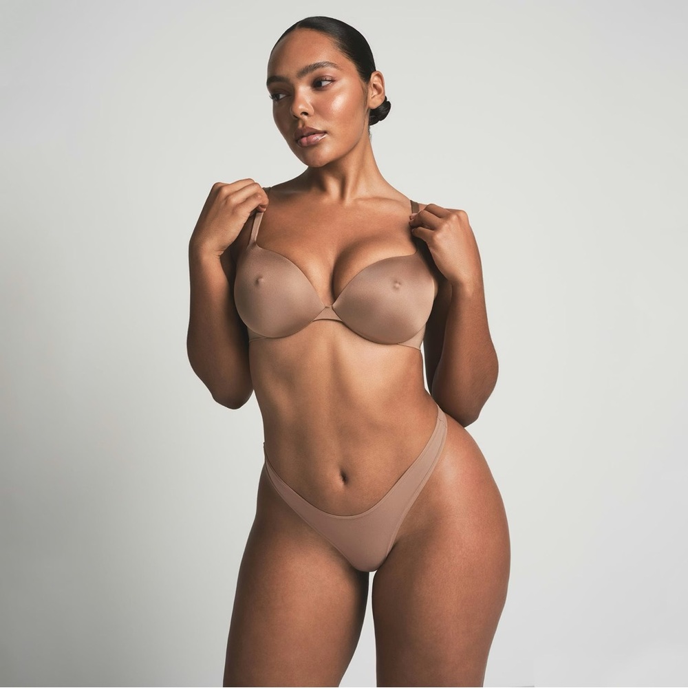 Skims Ultimate APEX Push Up Nipple Bra 34A Sienna NWT